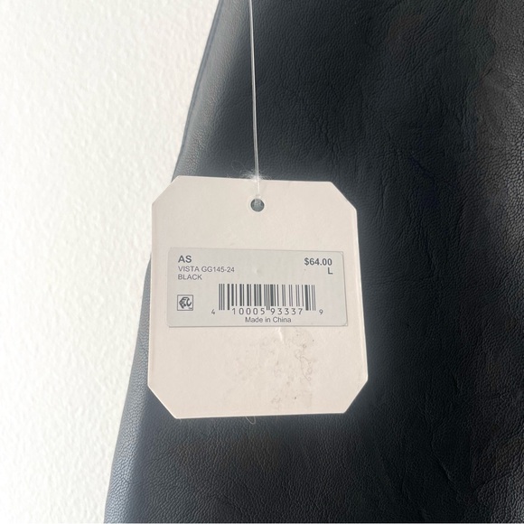 NWT Altar’d State Hazel Vegan Leather Skirt Black - Picture 5 of 6